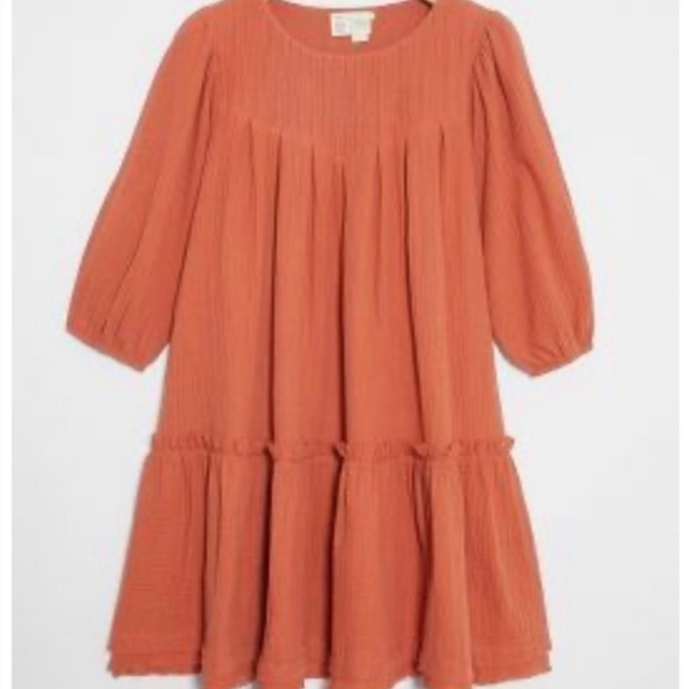 Anthropologie Saterday Sunday Sandrah Gauze Cotton Tunic Mini Dress Size Small